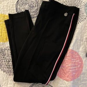 Tommy Hilfiger black pants w/stripe. Size XL.